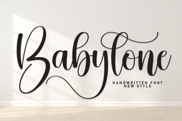 Babylone: An Elegant Handwritten Font for Creative Projects