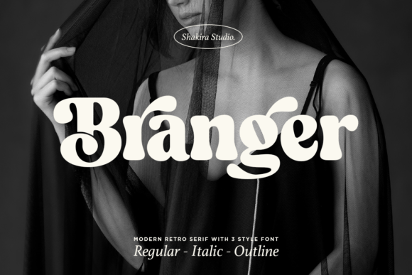 Branger: The Bold Retro Serif for Modern Designers