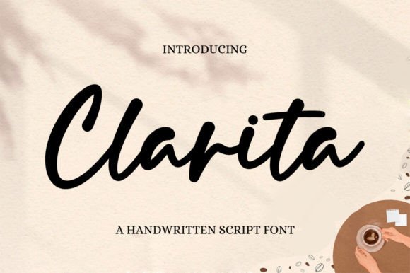Clarita: A Graceful Script for Elegant Branding