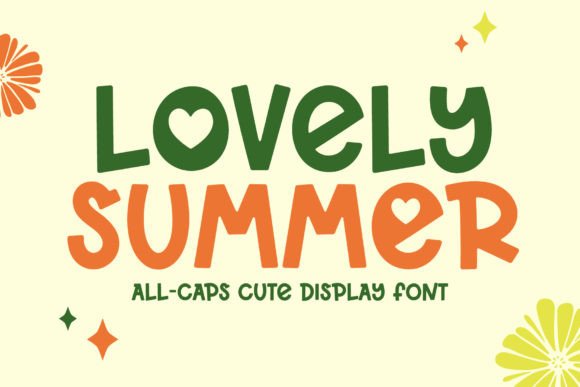 Discover the Joyful Charm of Lovely Summer Font