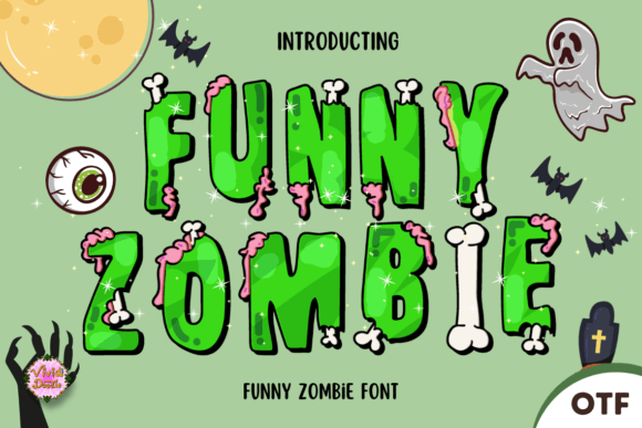 Funny Zombie: A Typeface That Bites Back With Humor