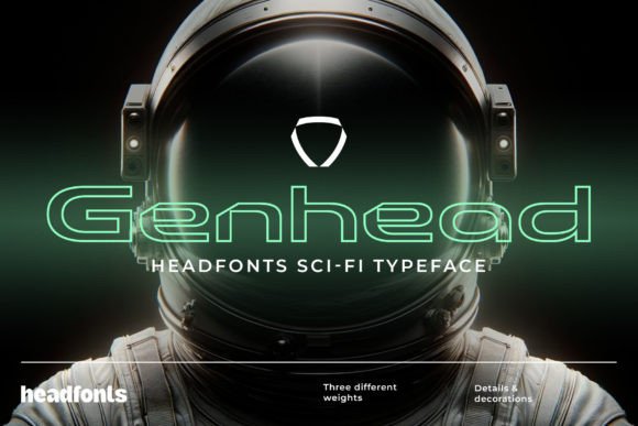 Genhead: The Futuristic Typeface for Bold Designs