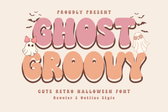 Ghost Groovy: A Bold Halloween Display Font