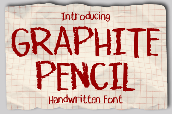 Graphite Pencil: A Handwritten Font for Creative Designs