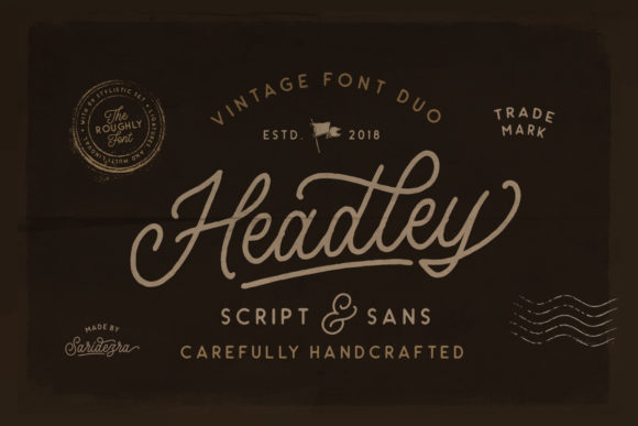 Headley Duo: A Vintage Font Pairing for Modern Design