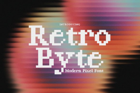 Retro Byte: A Modern Pixel Typeface for Nostalgic Design