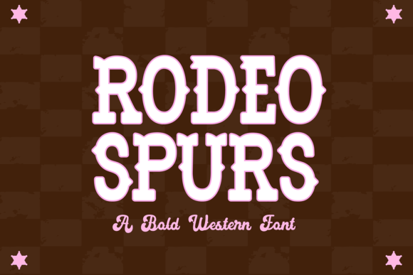 Rodeo Spurs: A Unique Slab Serif for Magical Designs