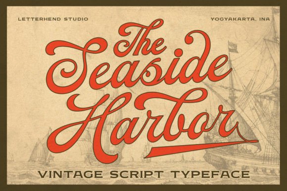 Seaside Harbor: A Vintage Script with Timeless Appeal
