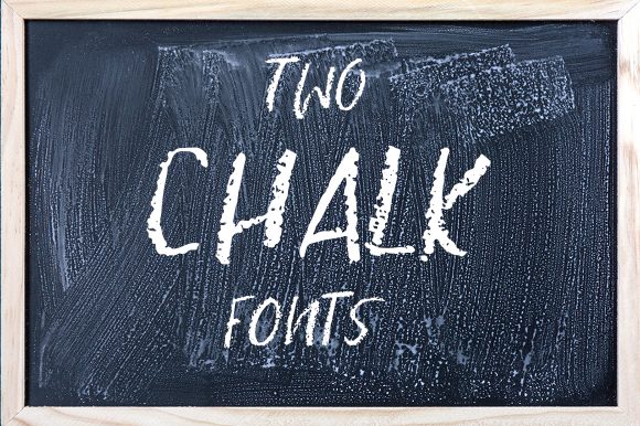 Two Chalk: A Modern Brushed Display Font for Creative Projects