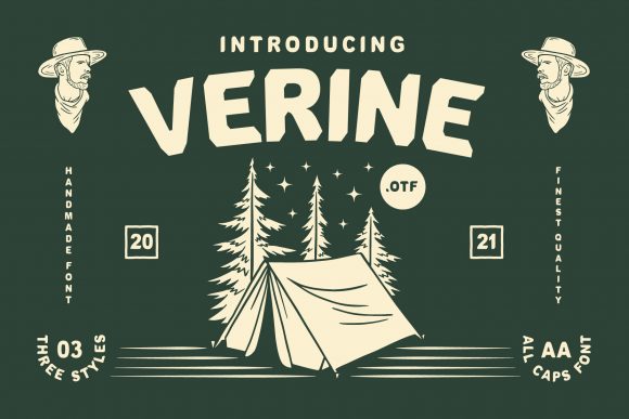 Verine: Bold Vintage Typography for Impactful Designs