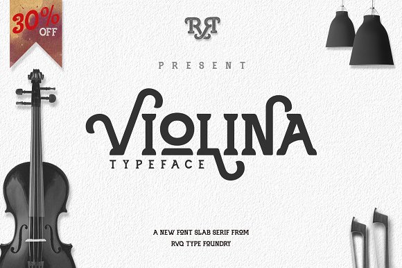 Violina: A Retro Typeface for Modern Design